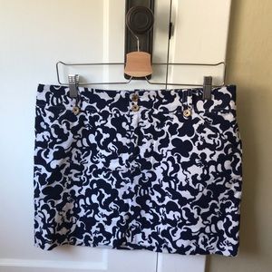 Lilly Pulitzer Horse of Course Corduroy Skirt, 8